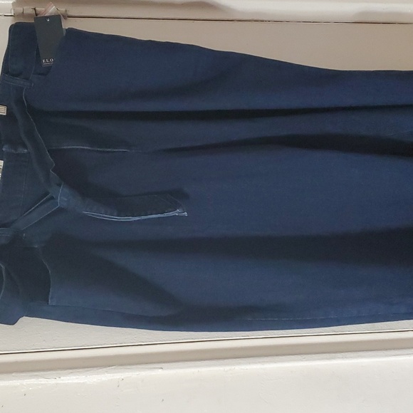 ELOQUII Wide Leg Denim - Picture 3 of 4